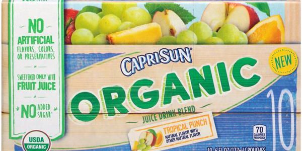 Capri Sun Expands Range With Natural, Organic Juices