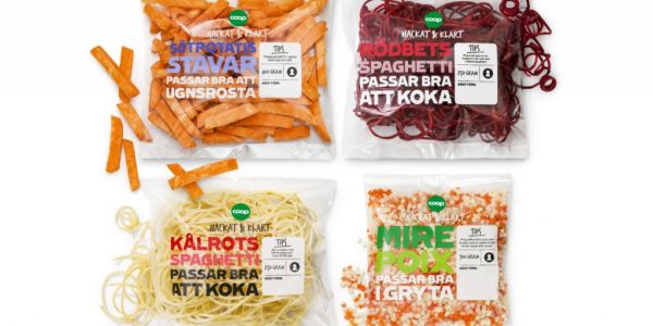 Coop Sweden Introduces Freshly Chopped Vegetable Range