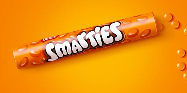 Nestlé Introduces Orange Smarties For Christmas Season