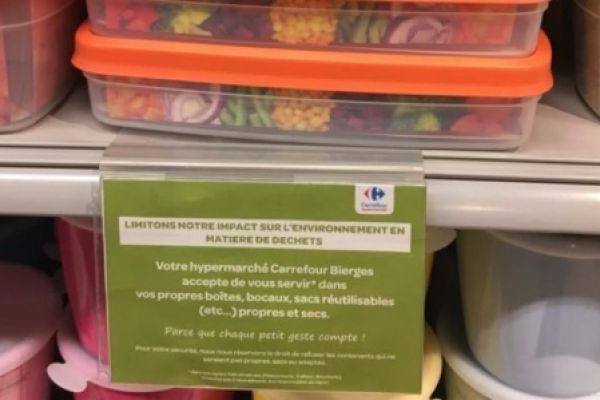 Carrefour Belgium Encourages Consumers To ‘Bring Their Own Boxes’