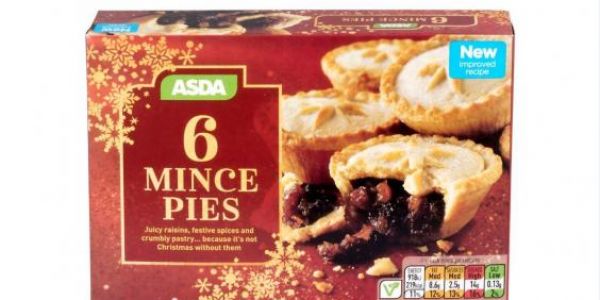 Asda Launches Vegan Mince Pies