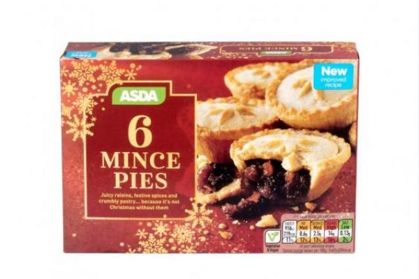 Asda Launches Vegan Mince Pies