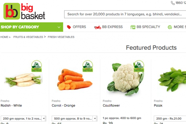 Alibaba Said To Invest $200 Million In Indian Online Grocer