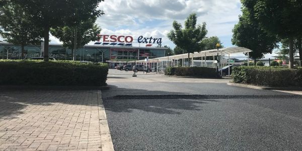 Tesco Develops UK's First Recycled Plastic Supermarket Car Park