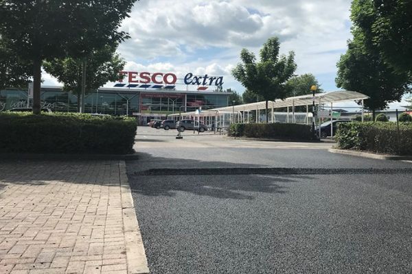 Tesco Develops UK's First Recycled Plastic Supermarket Car Park