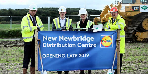 Construction Begins On Lidl Ireland's Newbridge Distribution Centre