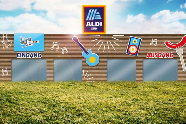 Aldi Süd Opens 'Largest Outlet Ever' At German Music Festival