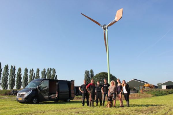 FrieslandCampina Installs First Small Windmill In Dutch Farm