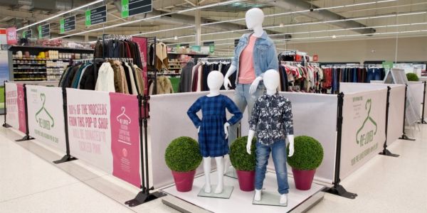 Asda Trials In-Store Pop-Up Charity Clothing Shop