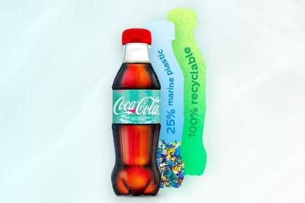 Coca-Cola Launches Bottle Made Of Recycled Marine Plastics