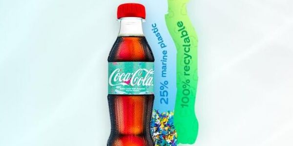 Coca-Cola Launches Bottle Made Of Recycled Marine Plastics