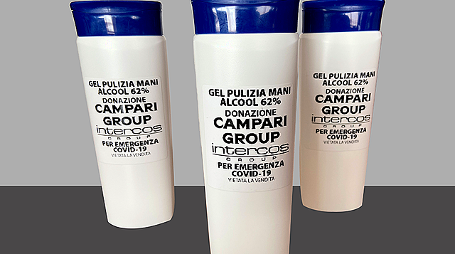 Campari And Intercos Produce Alcohol-Based Sanitiser For Hospitals