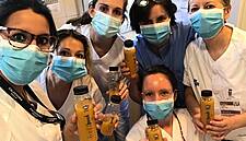 Fruits de Ponent Donates Fruit Juice To Hospitals In Lleida