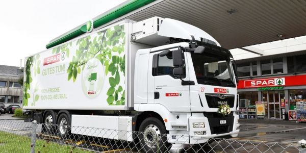 SPAR Switzerland Adds Eco-Friendly Truck To Its Fleet