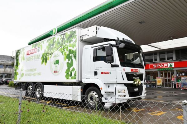 SPAR Switzerland Adds Eco-Friendly Truck To Its Fleet