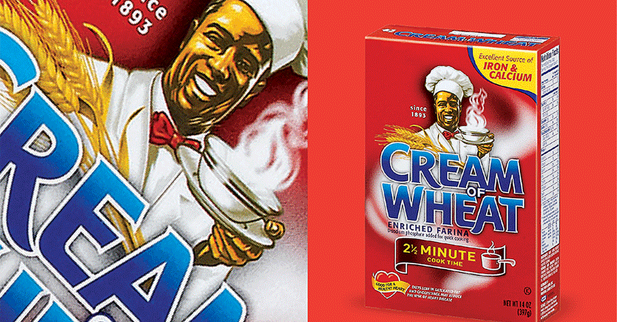 B&G Foods To Remove Cream Of Wheat Black Chef Image From Packaging