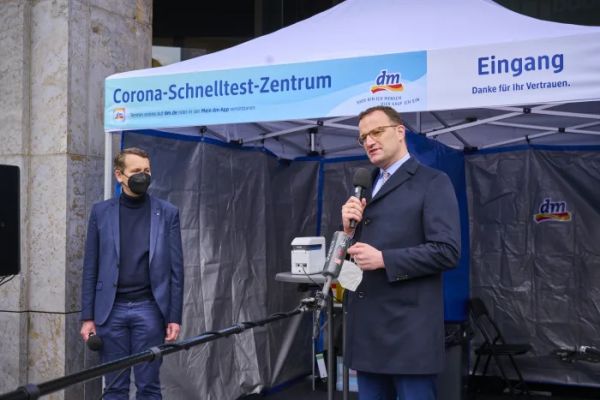 dm-drogerie markt Opens 100th COVID-19 Rapid Test Centre In Germany