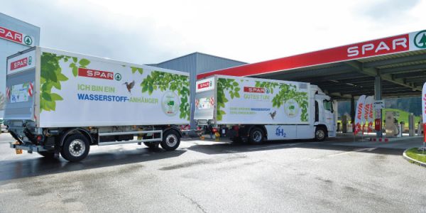 SPAR Switzerland Introduces Green Hydrogen Truck To Delivery Fleet