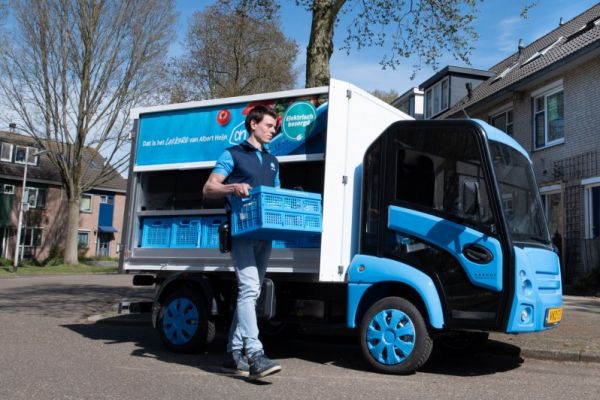 Albert Heijn Introduces Electric Minibuses For Grocery Deliveries