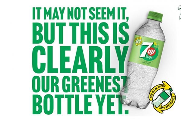 7UP Switches To Clear Plastic Bottles