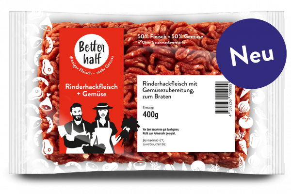 REWE Introduces 'Better Half' Meat Products With 50% Vegetables