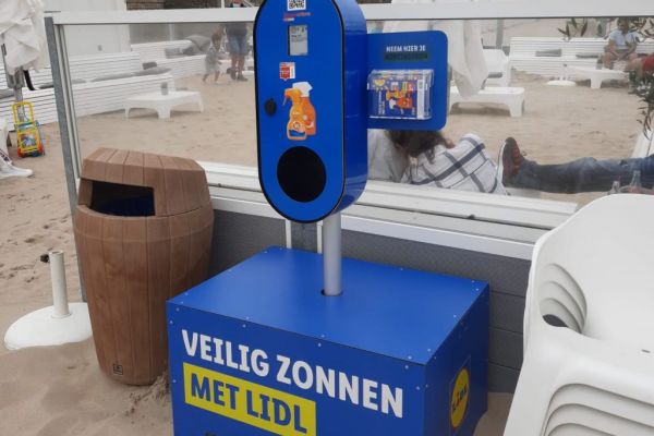 Safety First – Lidl Belgium Unveils Sun Cream Dispensers At Tourist Locations