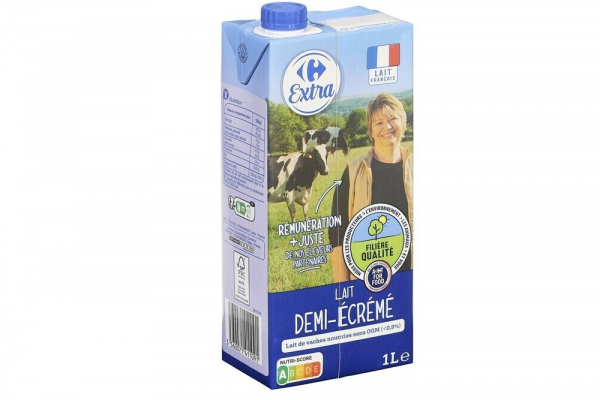 Carrefour Launches Semi-Skimmed UHT Milk; Includes Fairer Remuneration