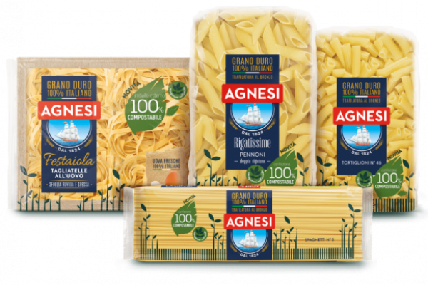 Gruppo Colussi Introduces Pasta Agnesi In Compostable Packaging