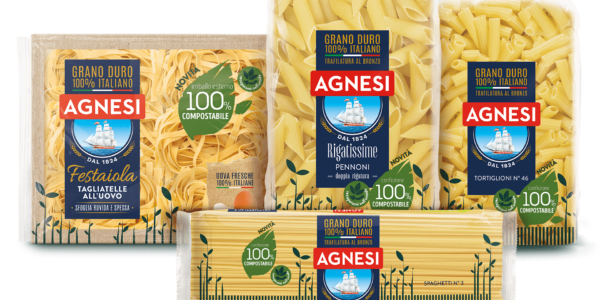 Gruppo Colussi Introduces Pasta Agnesi In Compostable Packaging