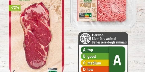 Lidl Switzerland Adds Animal Welfare Rating To Meat Packaging