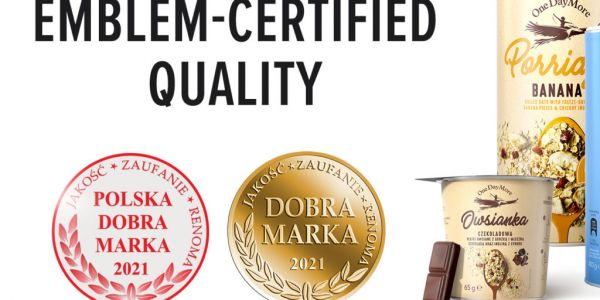 OneDayMore Awarded 'Polska Dobra Marka' Emblem
