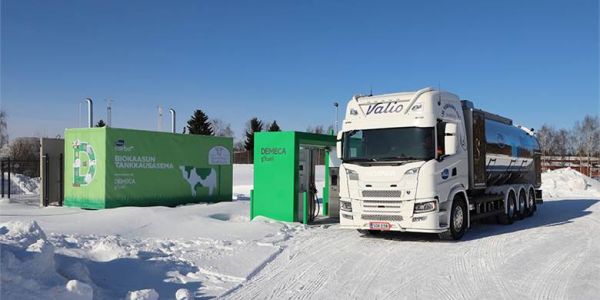 Valio Uses Biogas From Own Dairy Farm To Fuel Delivery Vehicle