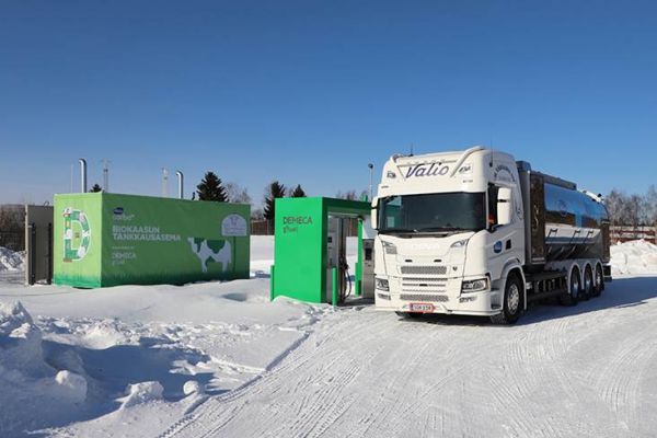 Valio Uses Biogas From Own Dairy Farm To Fuel Delivery Vehicle