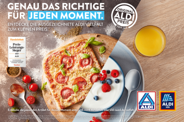 Aldi Launches New Campaign On Price-Performance Competence