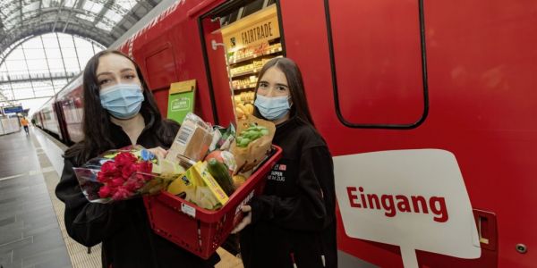 REWE Group Unveils A Supermarket On A Train