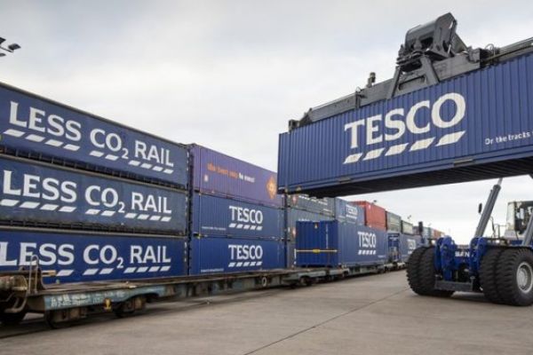 Tesco Turns To Rail To Ensure Christmas Gets Delivered