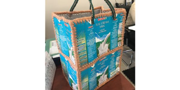 SPAR Zimbabwe Rolls Out Shopping Bags Made Of Recycled Milk Cartons