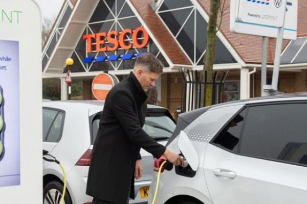 Tesco Expands Electric Vehicle-Charging Network