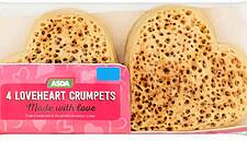 Asda Launches Heart-Shaped Crumpets Ahead Of Valentine's Day