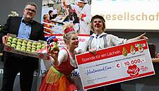 Red Noses Clowns Surprise Visitors At FruitLogistica 2019