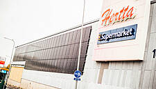 K-Supermarket Hertta Installs Wall-Mounted Solar Panels