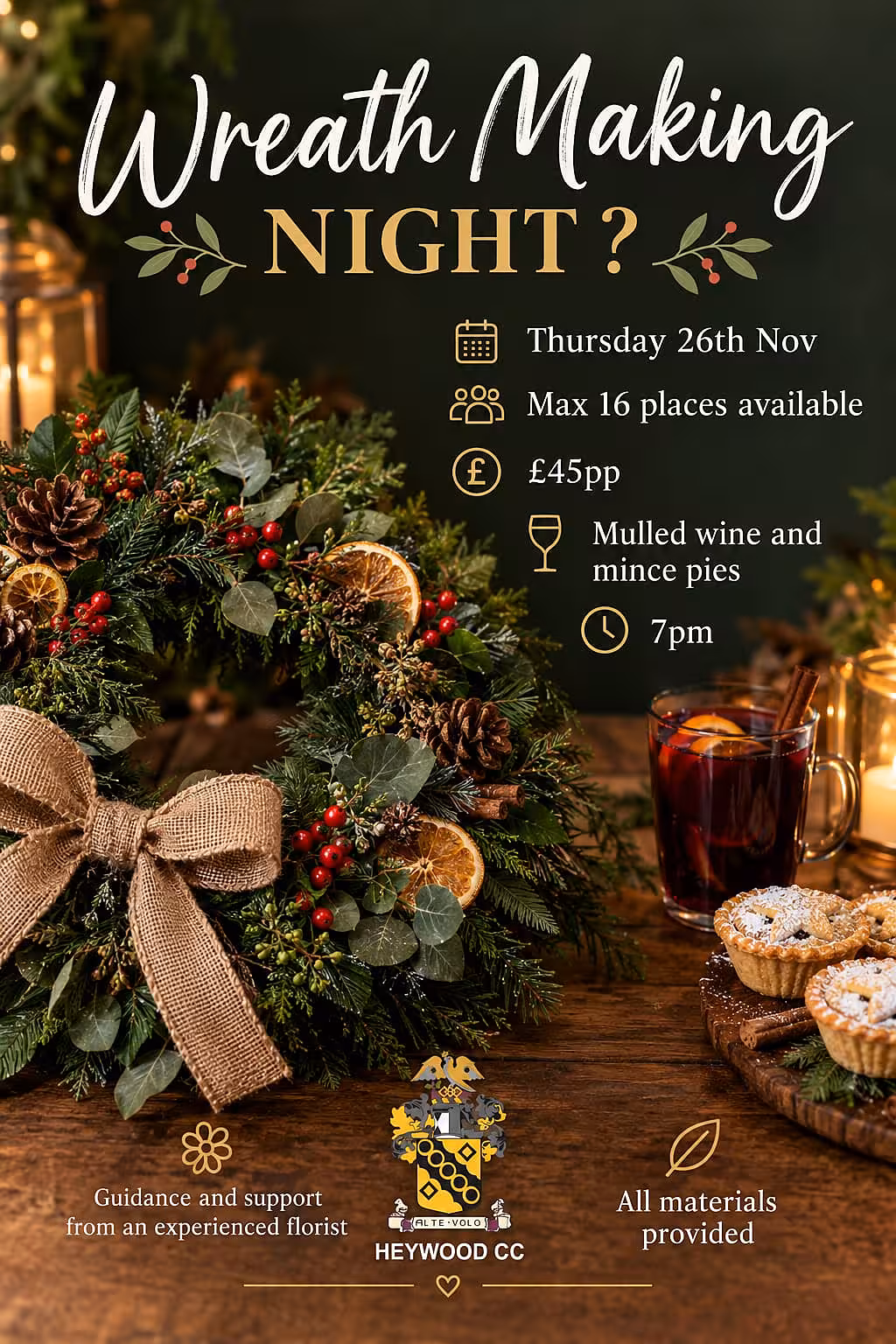 Wreath Making Event