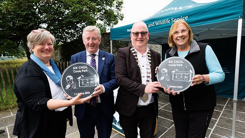 Minister opens new bat roost at Coole Park in Gort