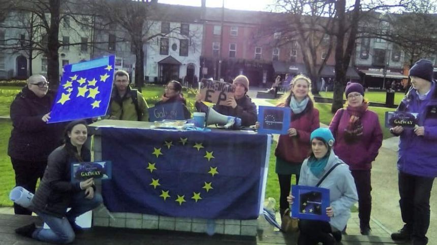 Low turnout for city pro-EU demonstration