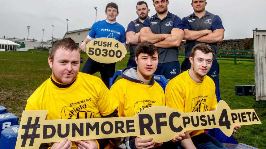 Dunmore RFC Launch ‘Push4Pieta’ Charity Challenge