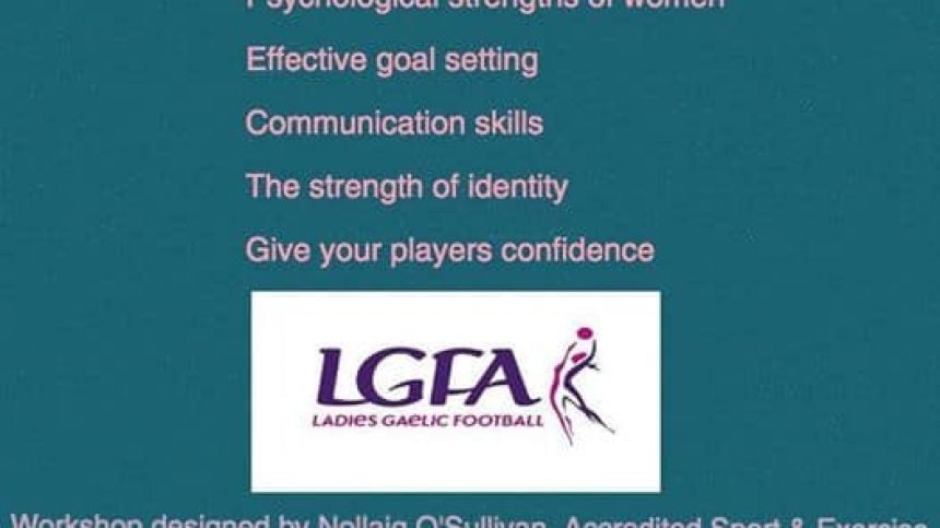 Special Ladies Football Coaching Workshop this Wednesday