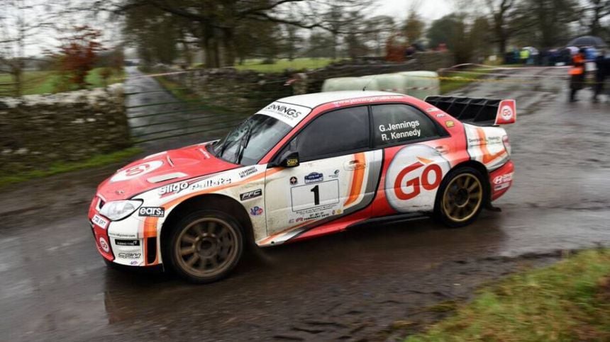 Gary Jennings wins Galway International Rally