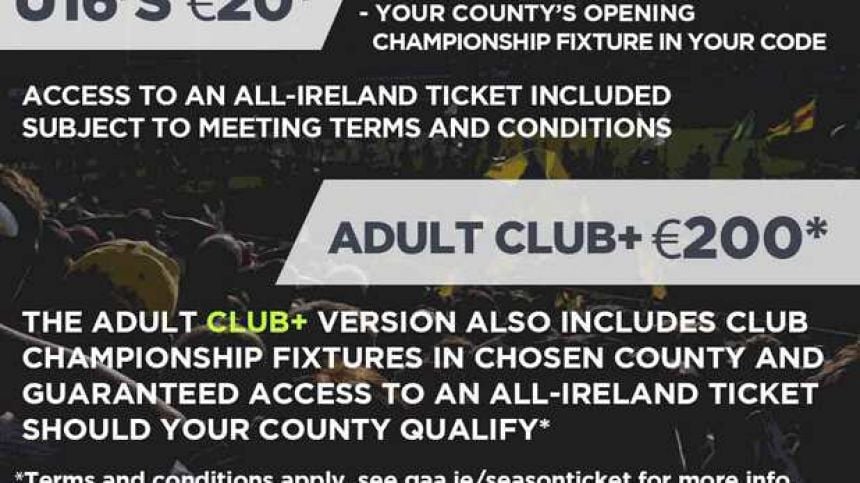 GAA crackdown on Season Ticket 'abuse'