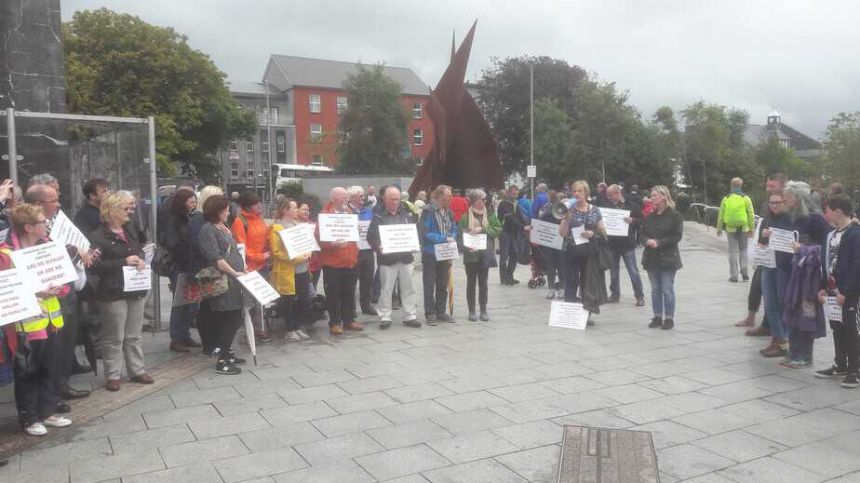 LISTEN: Campaigners march to HSE city offices to demand action on Connemara ambulance service