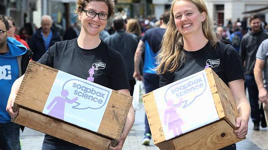 Galway scientists to take to streets for soapbox science